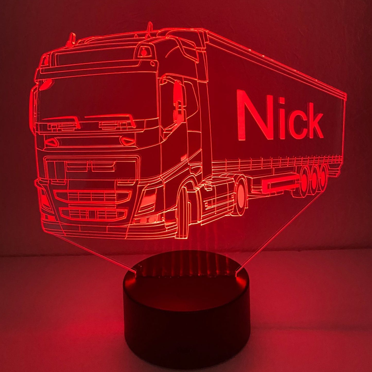 3D-Vrachtwagen 5 - rood