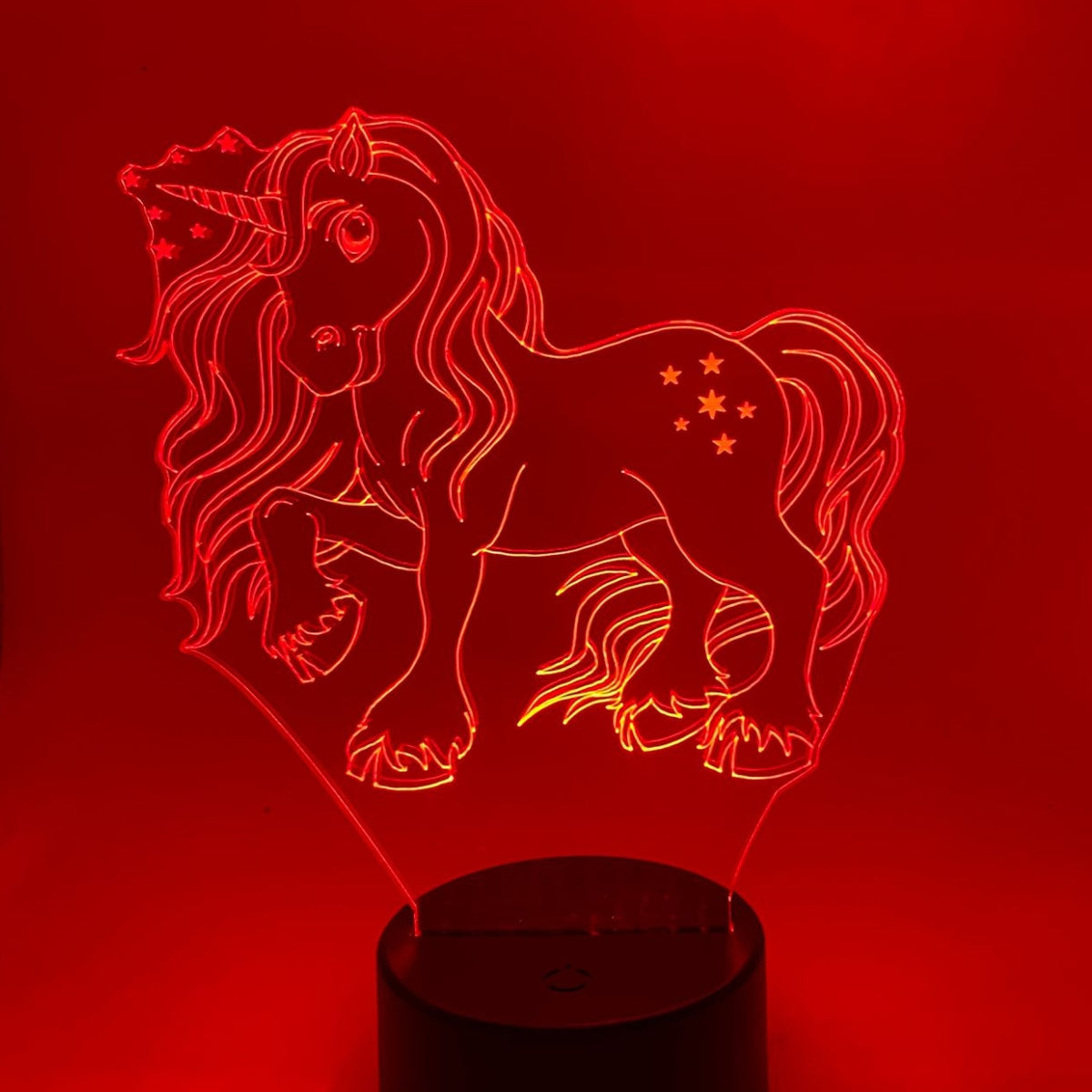 3D LED LAMP - EENHOORN 01
