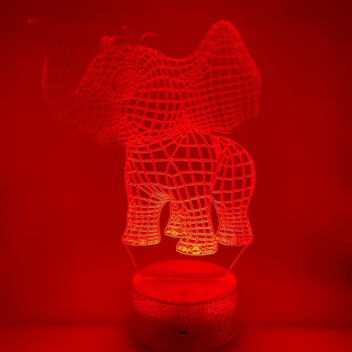 3D LED LAMP - KLEIN OLIFANTJE