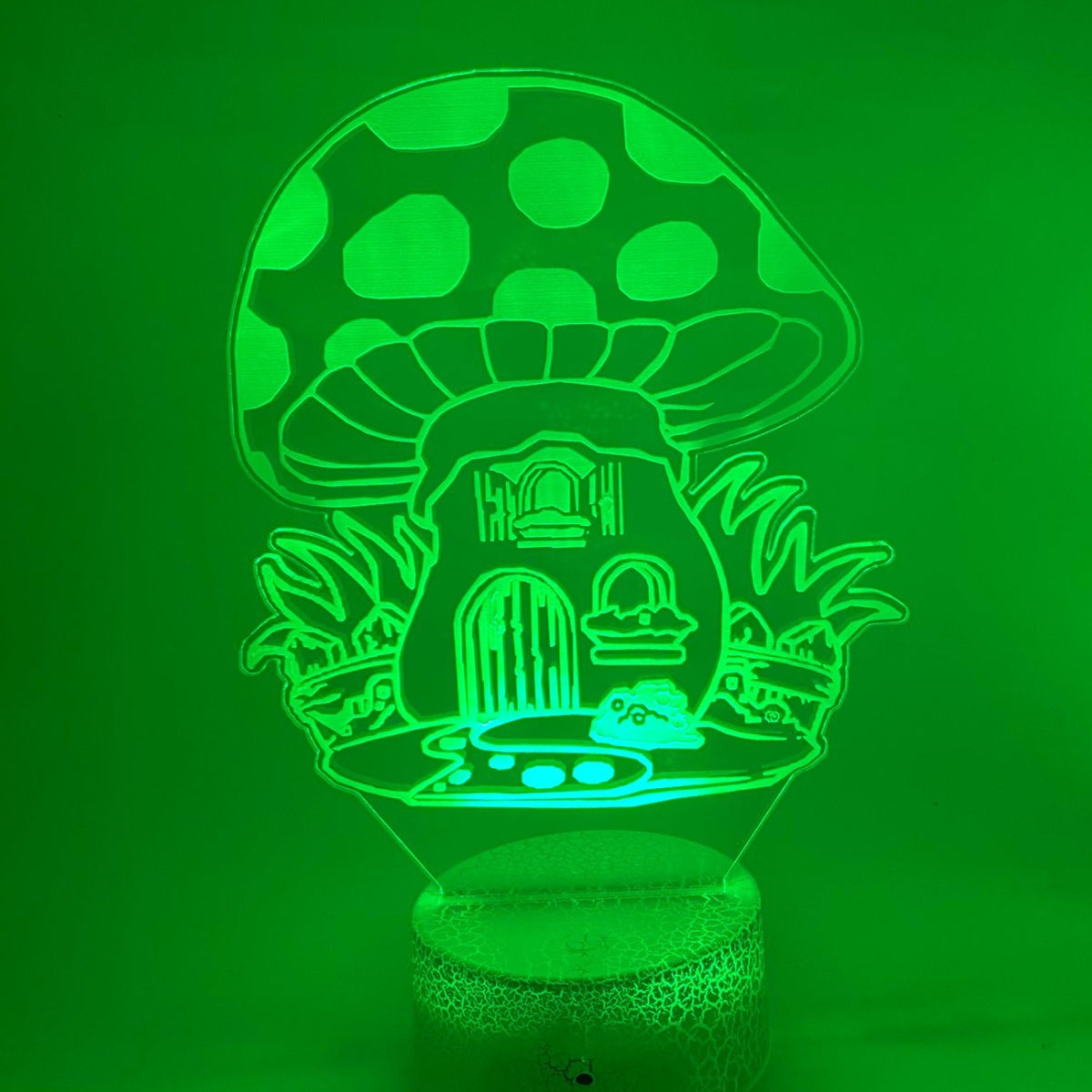 3D LED LAMP - PADDESTOELHUISJE