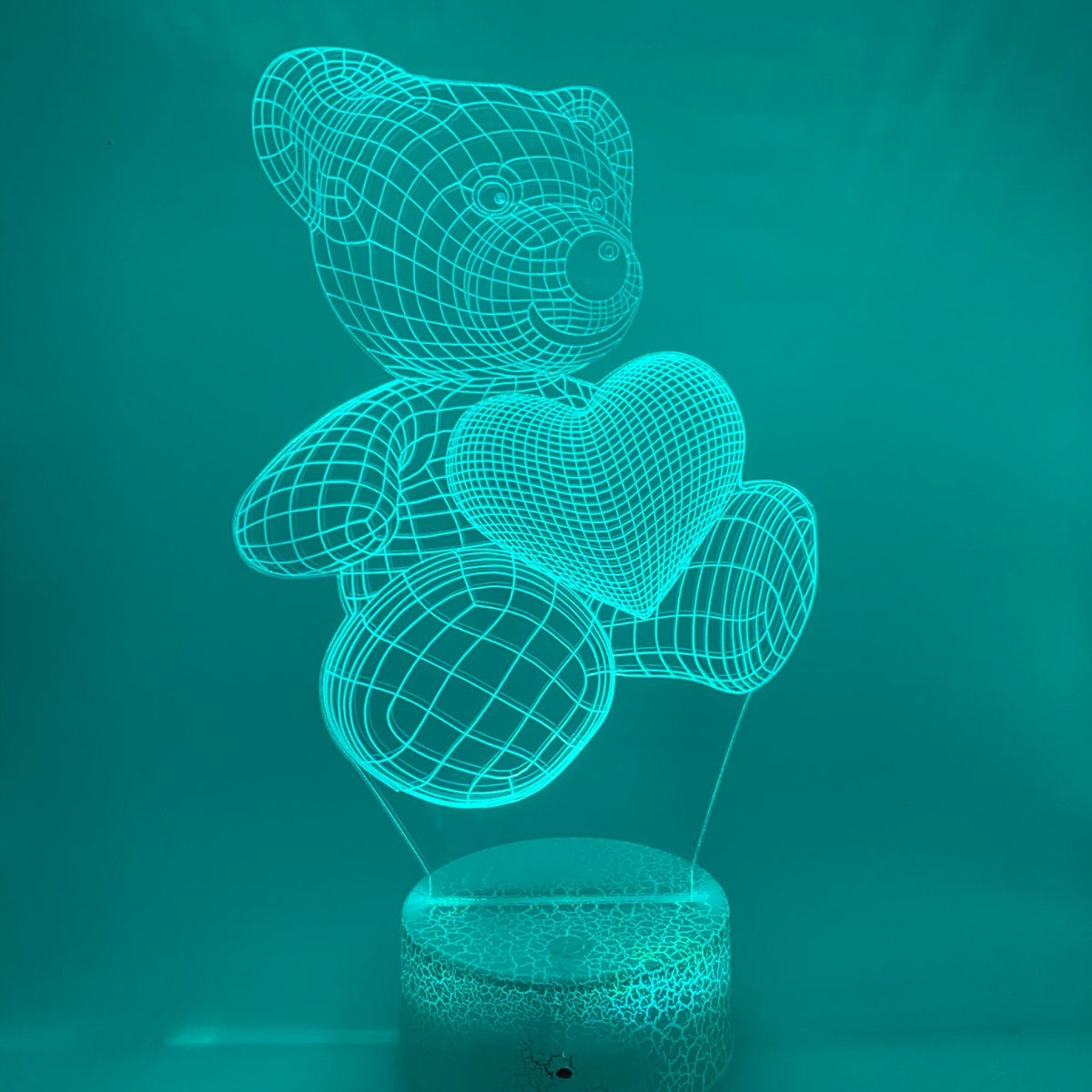 3D LED LAMP - BEER MET HART