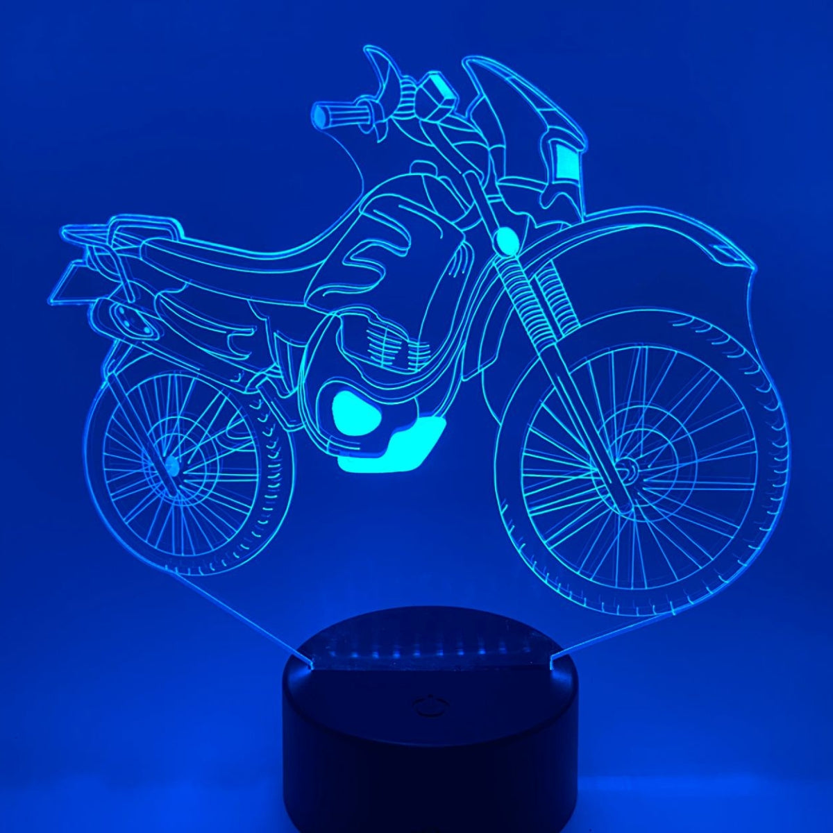 3D LED LAMP - CROSS MOTOR BIKER