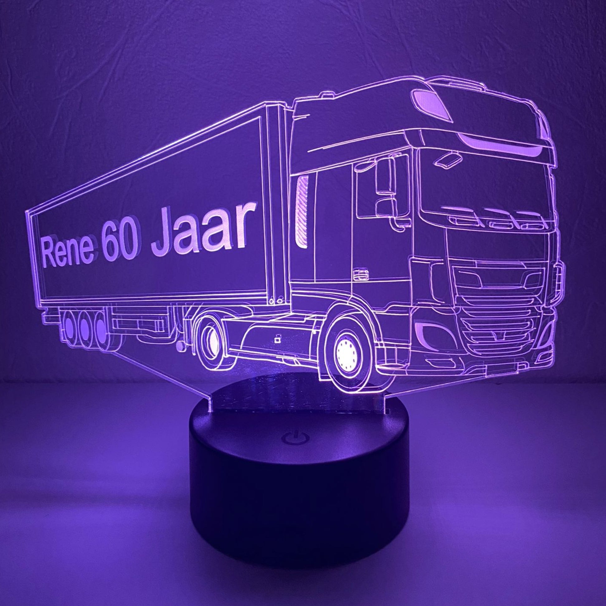 3D-Vrachtwagen 1 - paars
