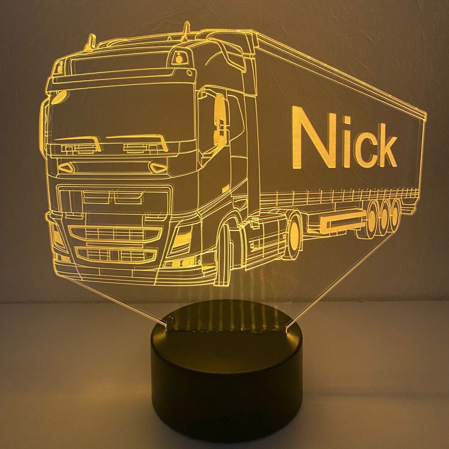 3D-Vrachtwagen 5 - geel