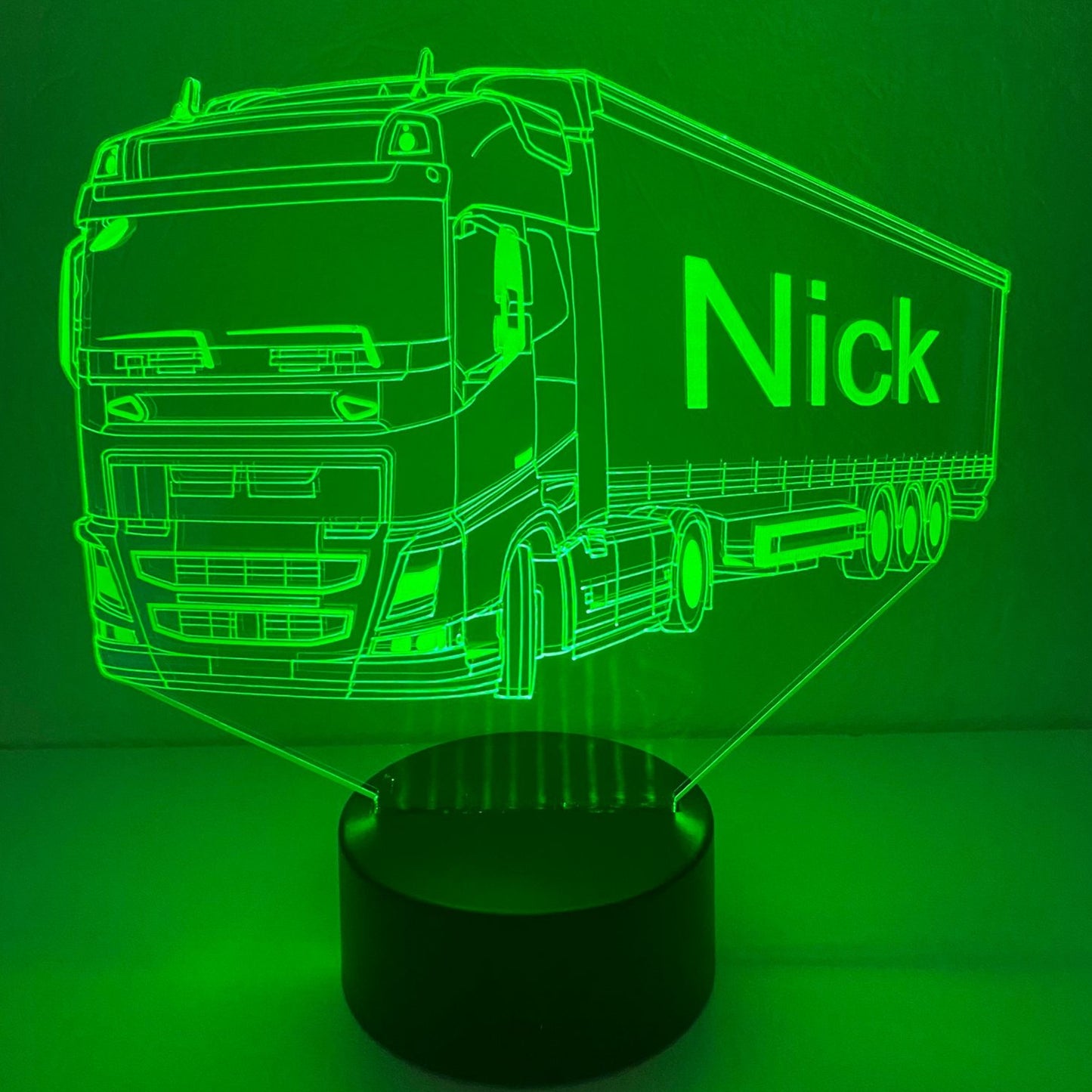 3D-Vrachtwagen 5 - groen