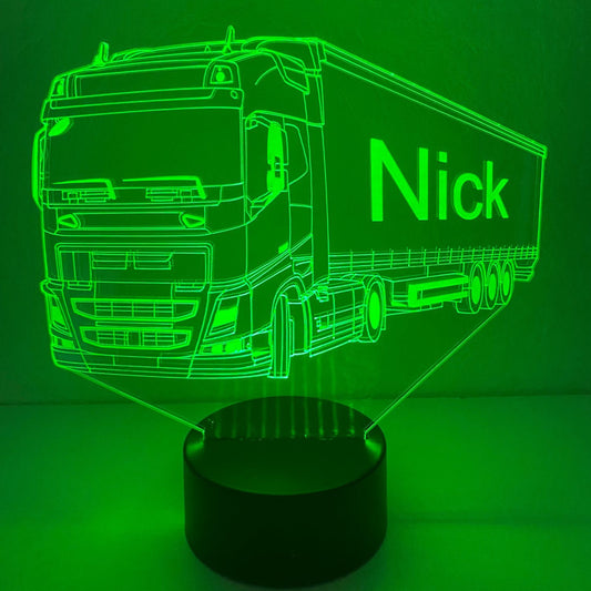 3D-Vrachtwagen 5 - groen
