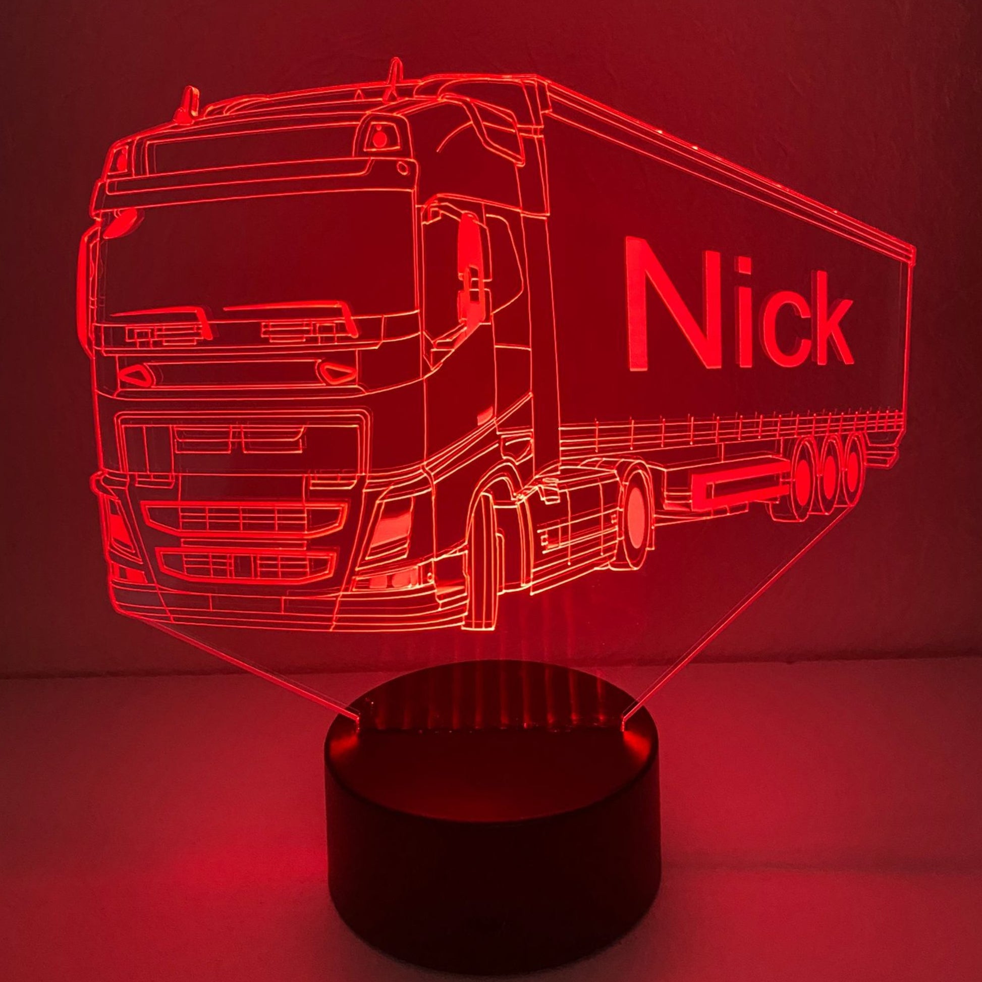 3D-Vrachtwagen 5 - rood