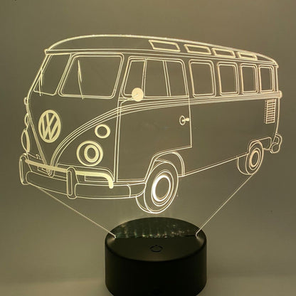 3D LED autobus lamp met lijntekening