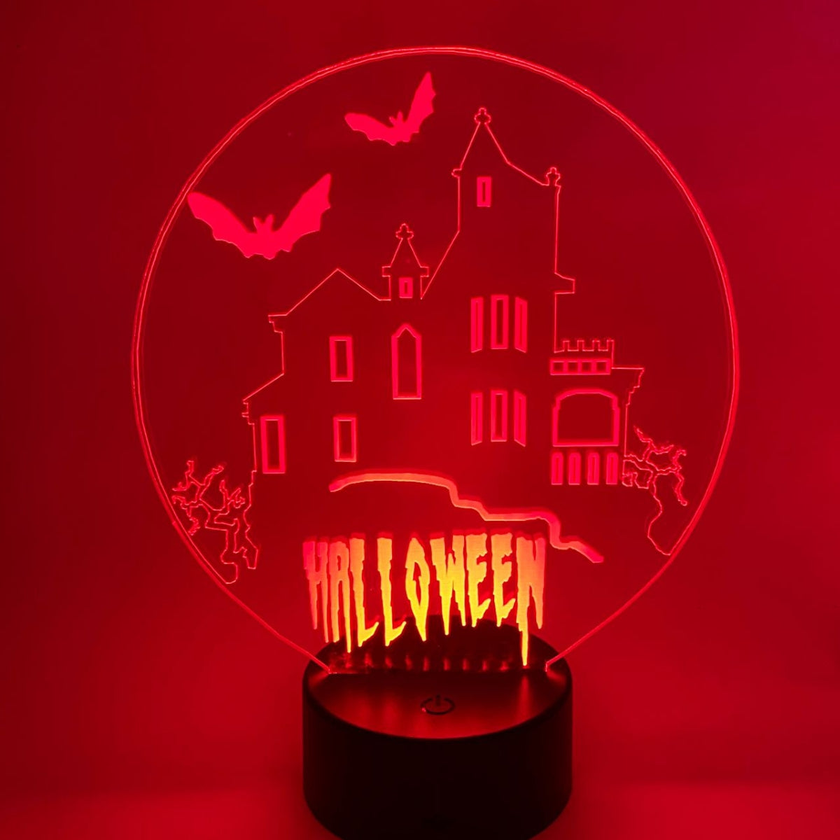 3D LED LAMP -  HALLOWEEN HUISJE