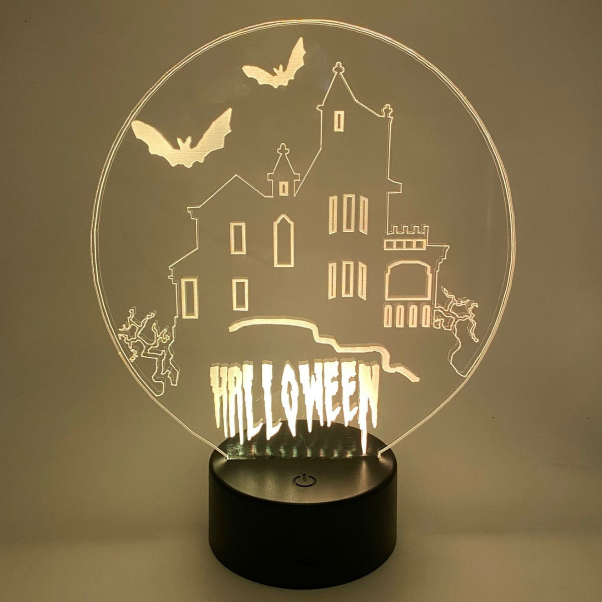 3D LED LAMP -  HALLOWEEN HUISJE