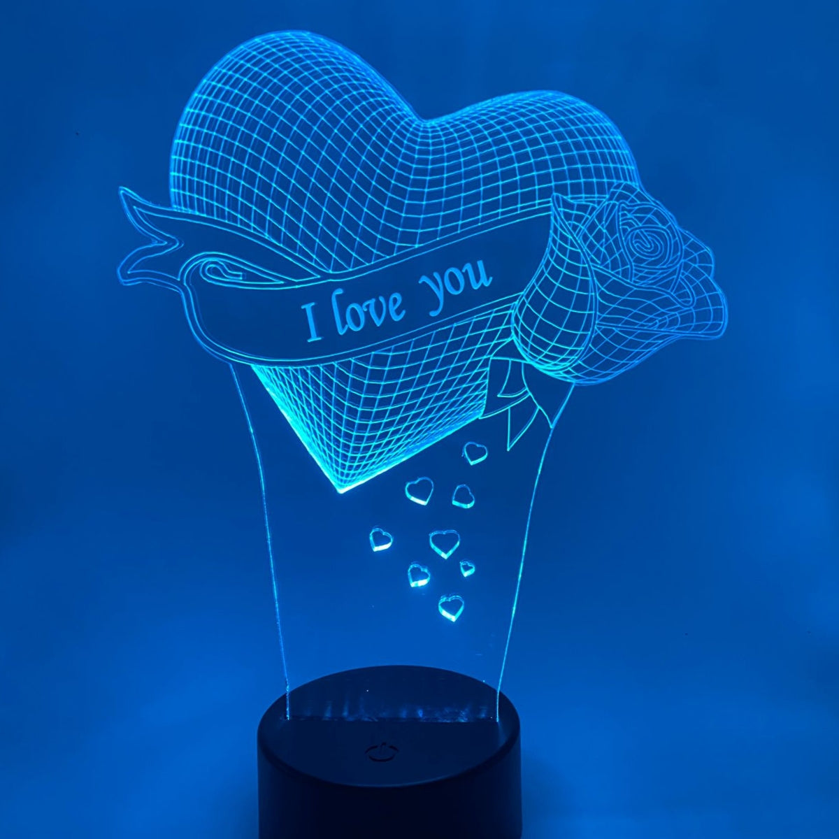 3D LED LAMP - HART MET ROOS