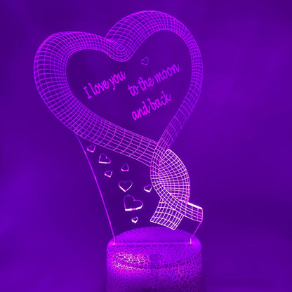 Unieke Love lamp Hart van Lint – verstelbaar in verschillende kleuren