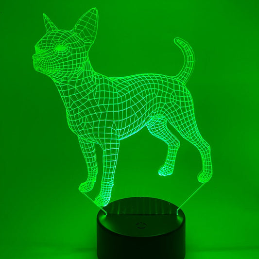 3D LED LAMP - HOND CHIHUAHUA