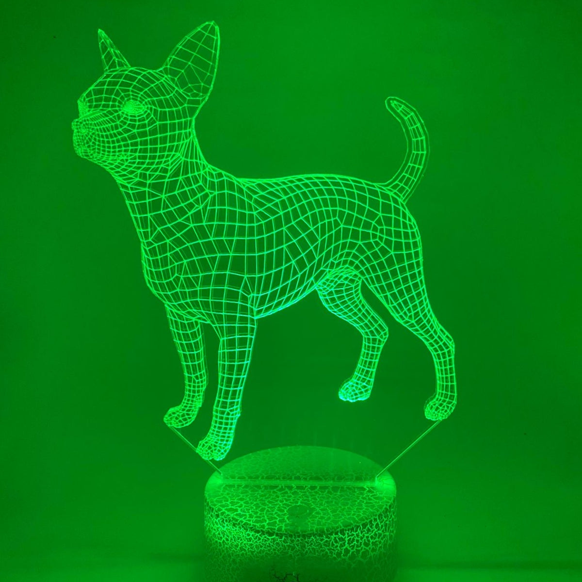3D LED LAMP - HOND CHIHUAHUA