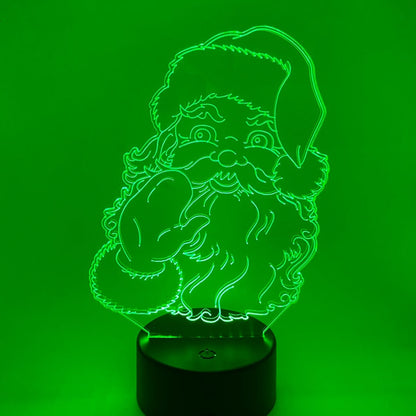 3D LED lamp Kerstman – voor een gezellige kerst