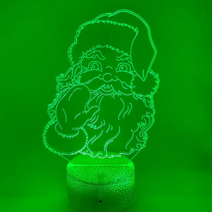 3D Lamp Kerstman - om de kerstsfeer compleet te maken