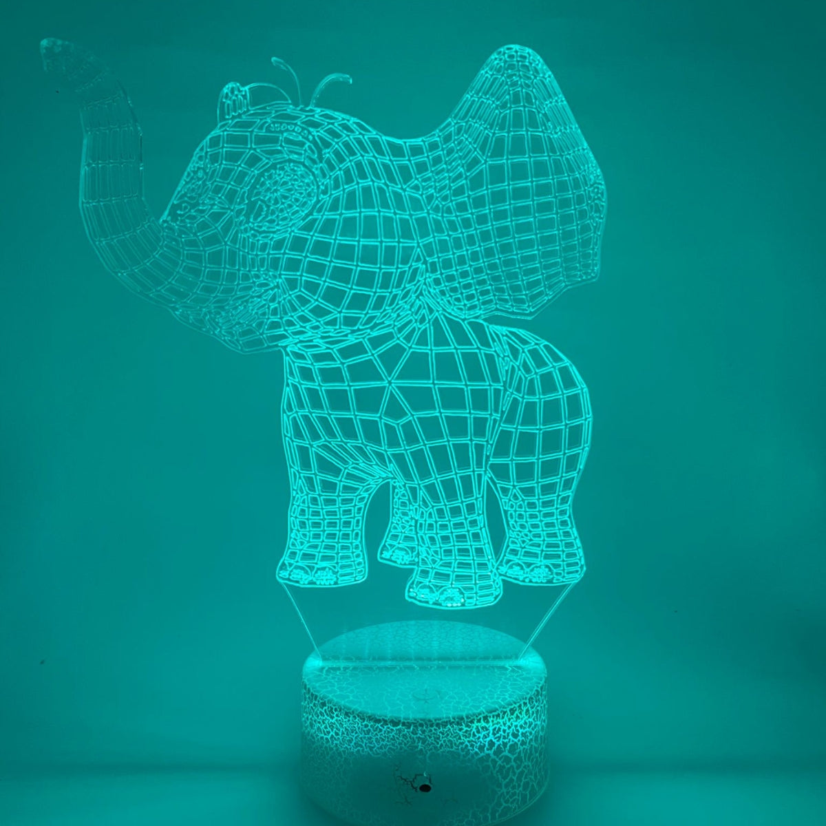 3D LED LAMP - KLEIN OLIFANTJE