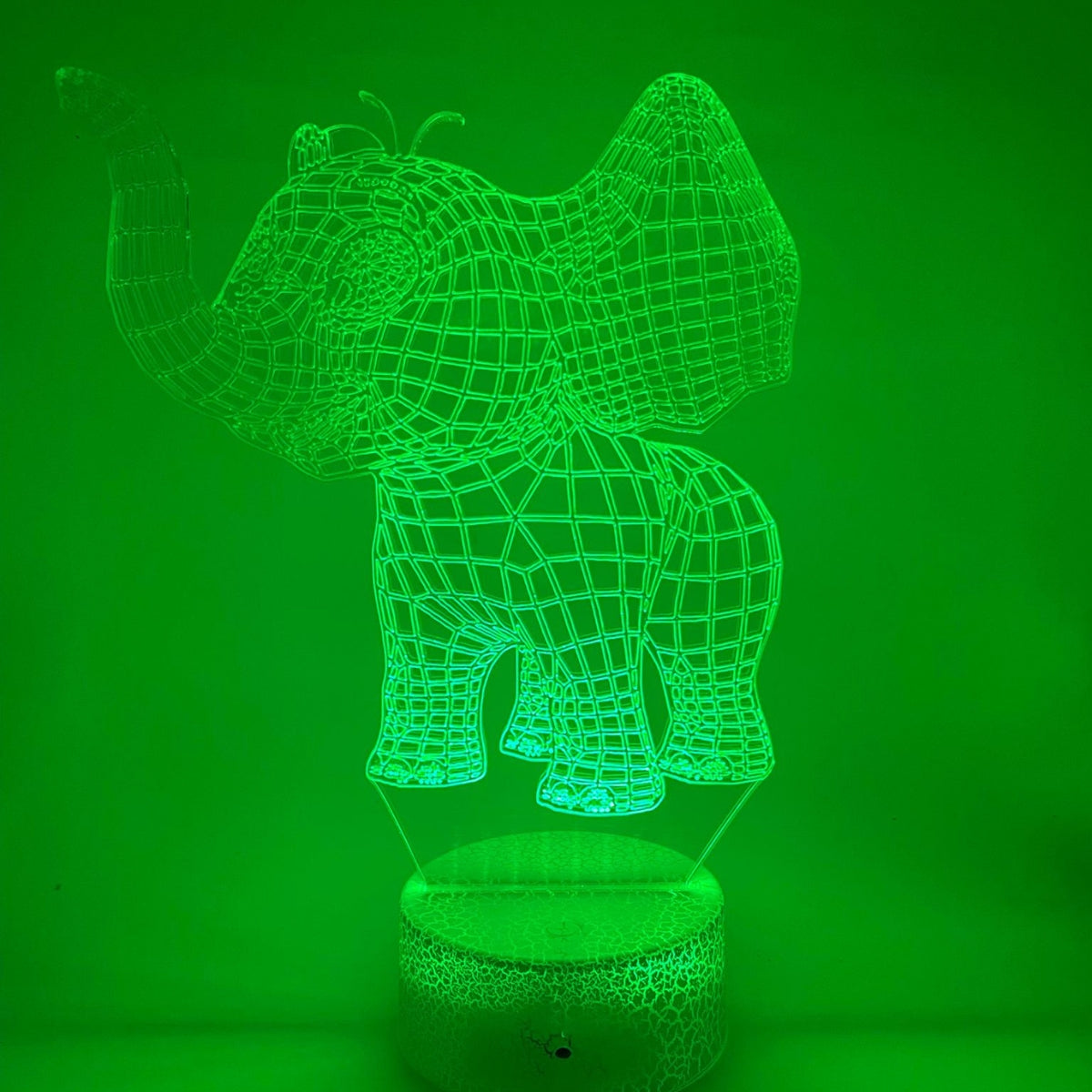 3D LED LAMP - KLEIN OLIFANTJE