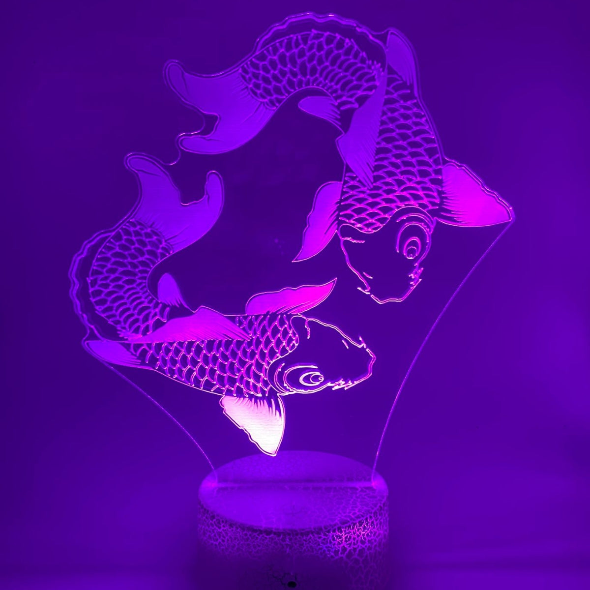 3D LED LAMP - KOI KARPERS