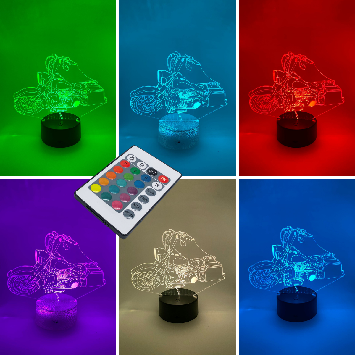 3D LED LAMP - MOTOR 2