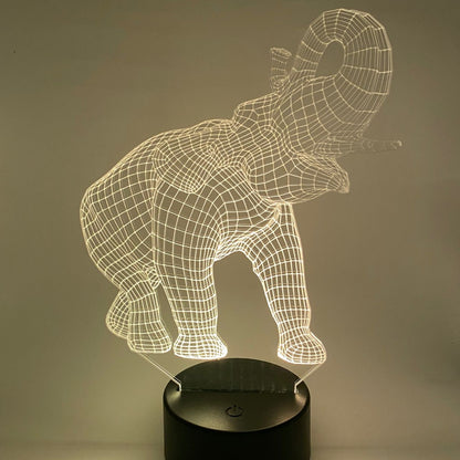 Olifant lamp 3D cadeau voor kinderen