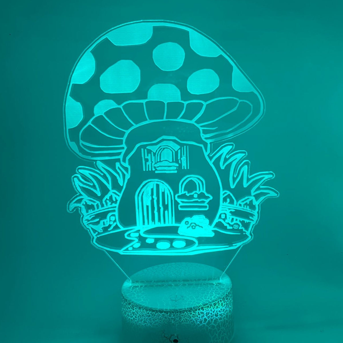 3D LED LAMP - PADDESTOELHUISJE