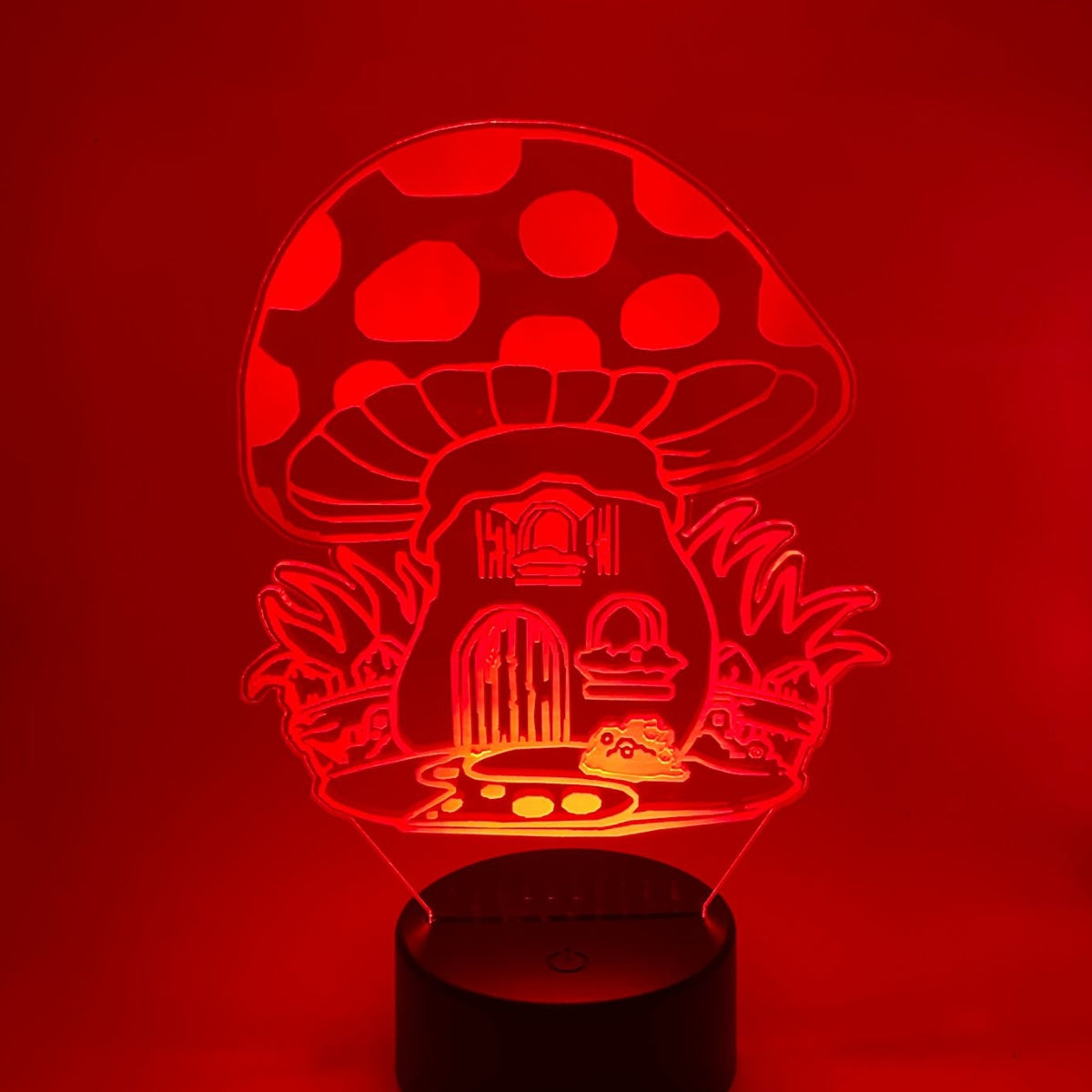 3D LED LAMP - PADDESTOELHUISJE