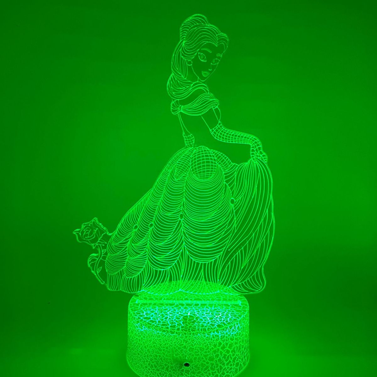 3D LED LAMP - Prinses