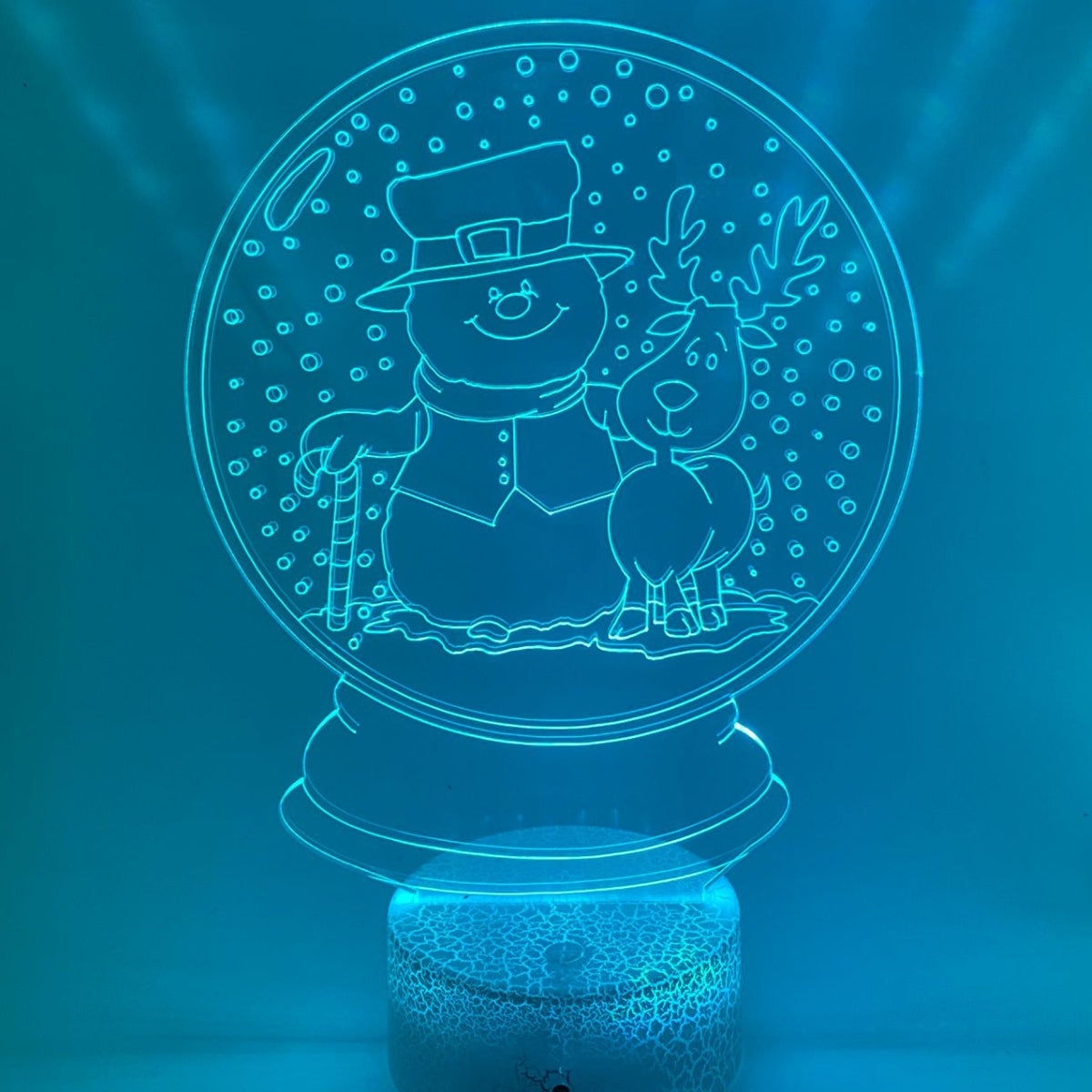 3D LED LAMP -  SNEEUWPOP IN BOL