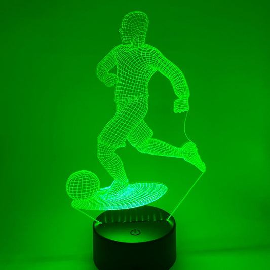 3D LED LAMP - VOETBALLER
