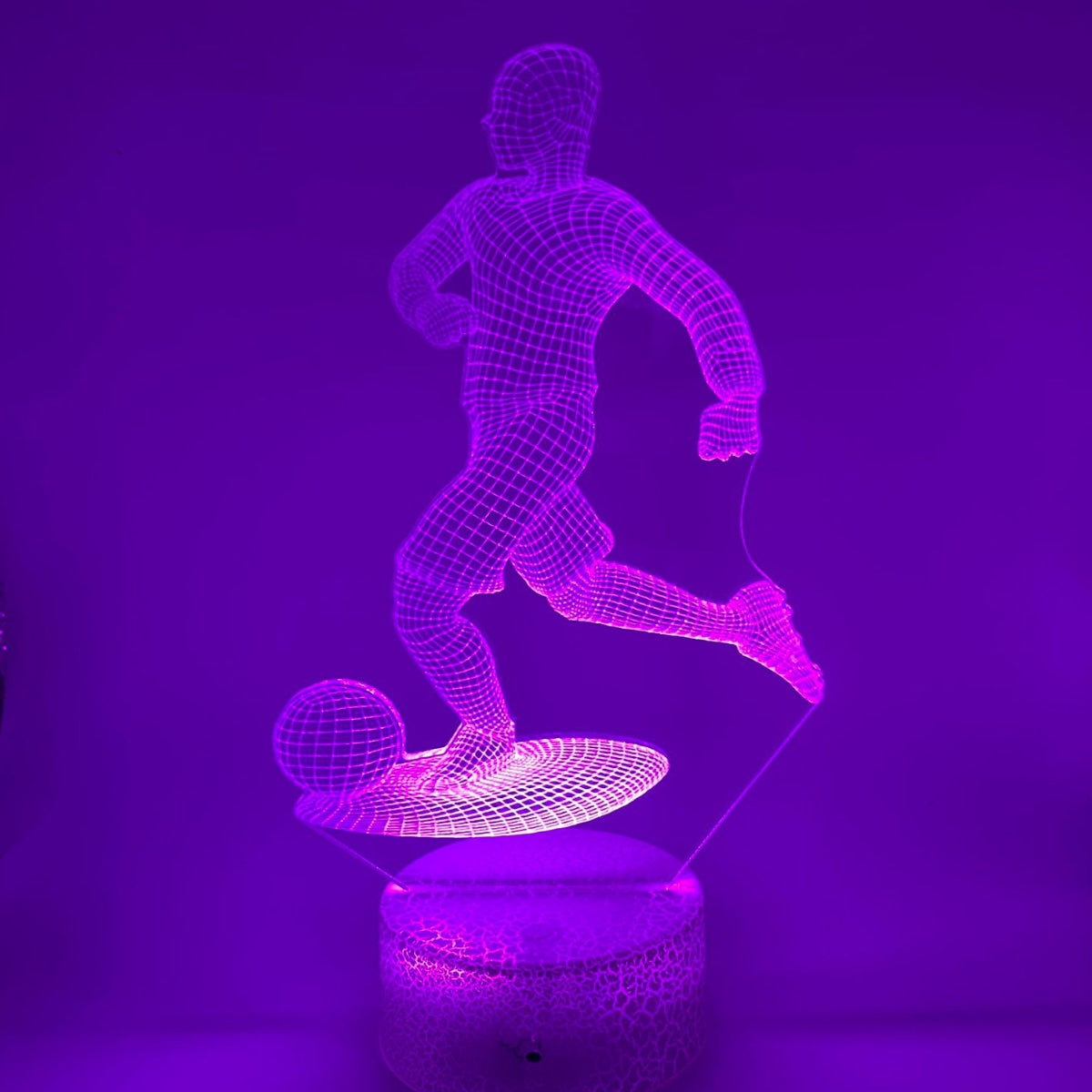 3D LED LAMP - VOETBALLER