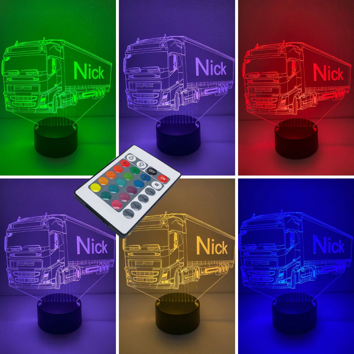 3D LED LAMP - VRACHTWAGEN 5