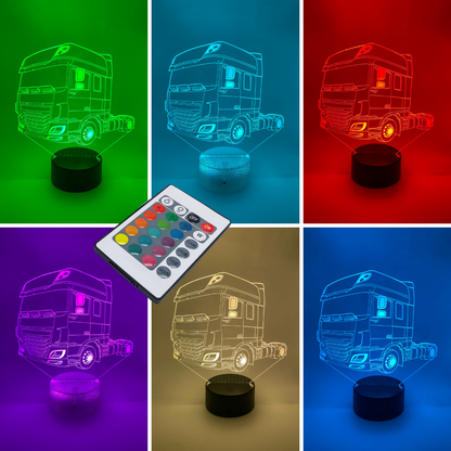 RGB 3D LED vrachtwagen lamp – kleuren wisselen via touch