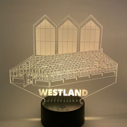 3D LED lamp van kassen in het Westland, voor de echte Westlander