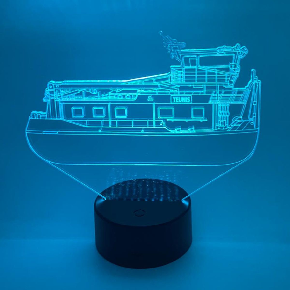 Gepersonaliseerde boot lamp voor liefhebbers van watersport en varen