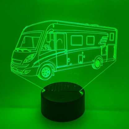 Gepersonaliseerde camper lamp als sfeervolle decoratie