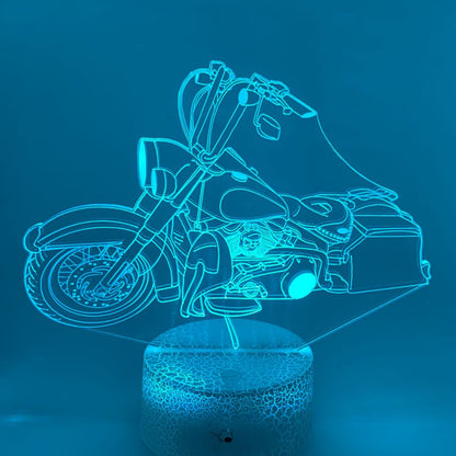 3D Led Lamp voor de echte motorliefhebber