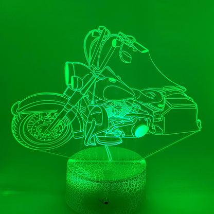 Motor 2 3D LED lamp – Gedetailleerde motor lamp, ideaal cadeau voor fans