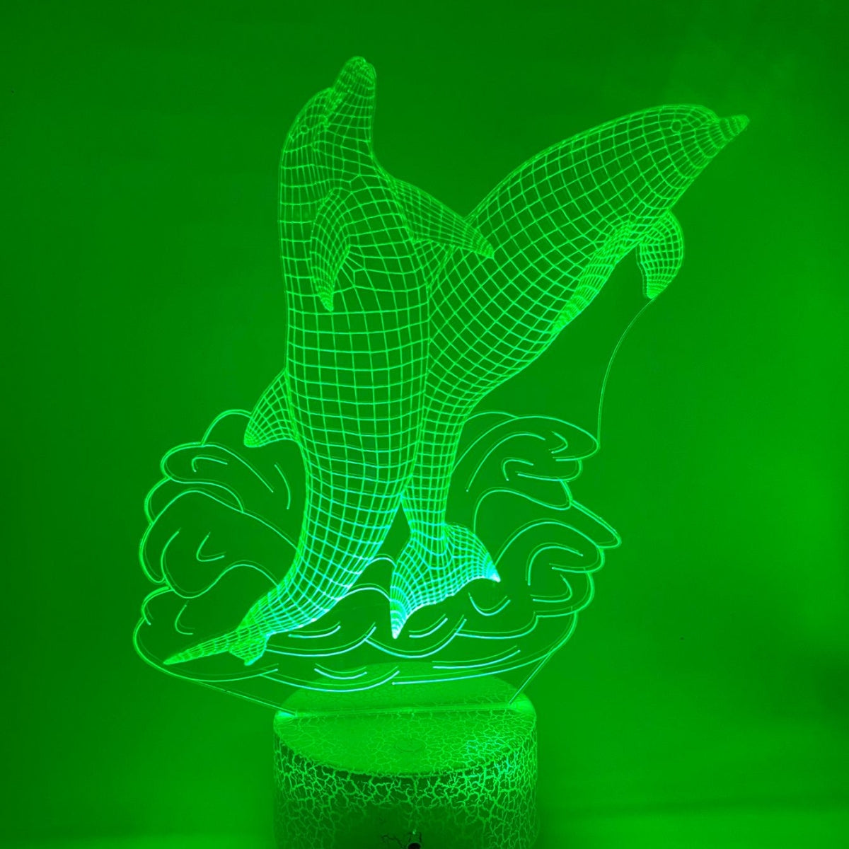 3D LED LAMP - DOLFIJNEN