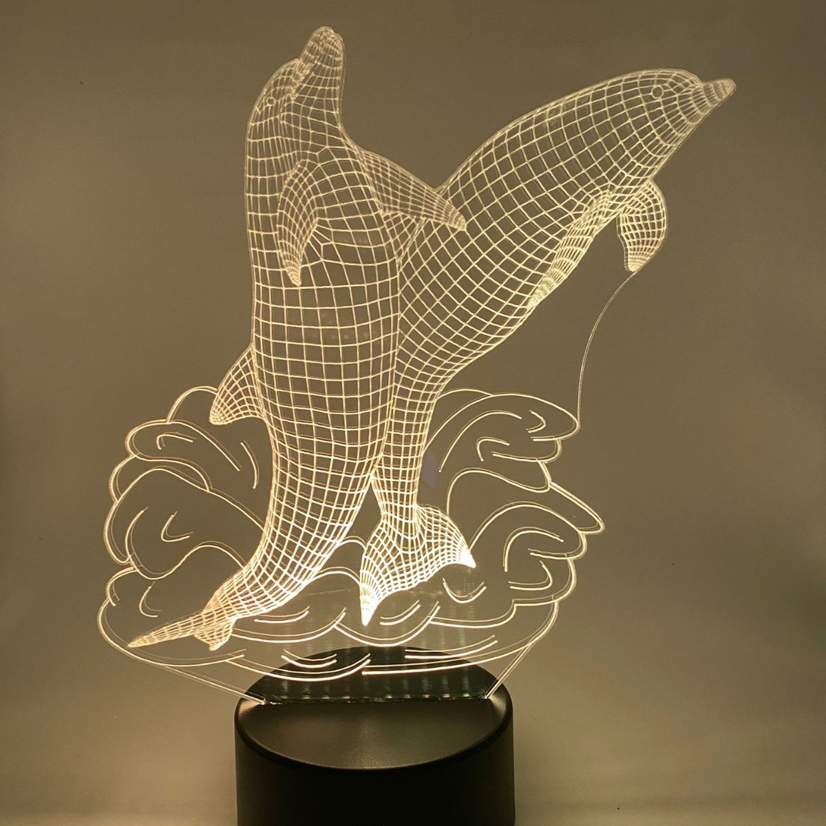 3D LED LAMP - DOLFIJNEN