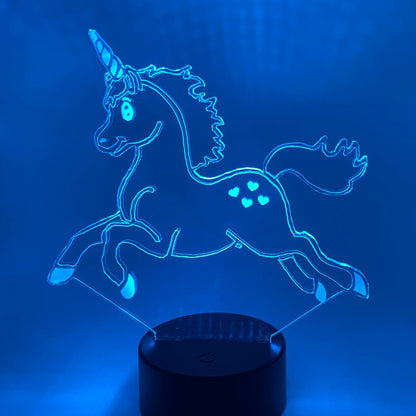 Leuke Eenhoorn 02 LED lamp – perfect om te geven of te krijgen als cadeau