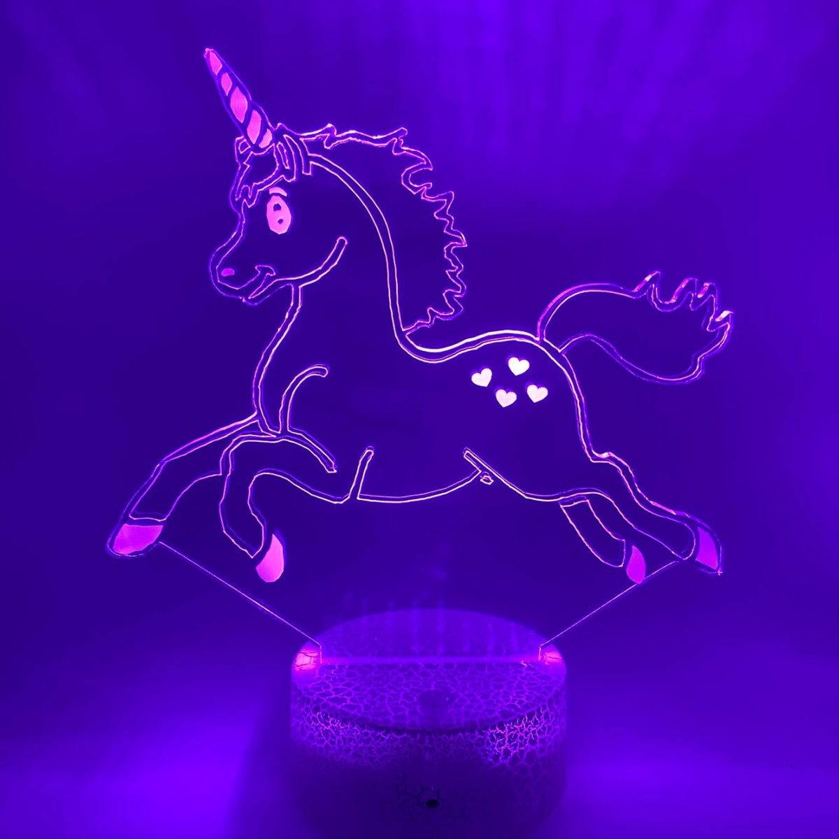 3D LED LAMP - EENHOORN 02