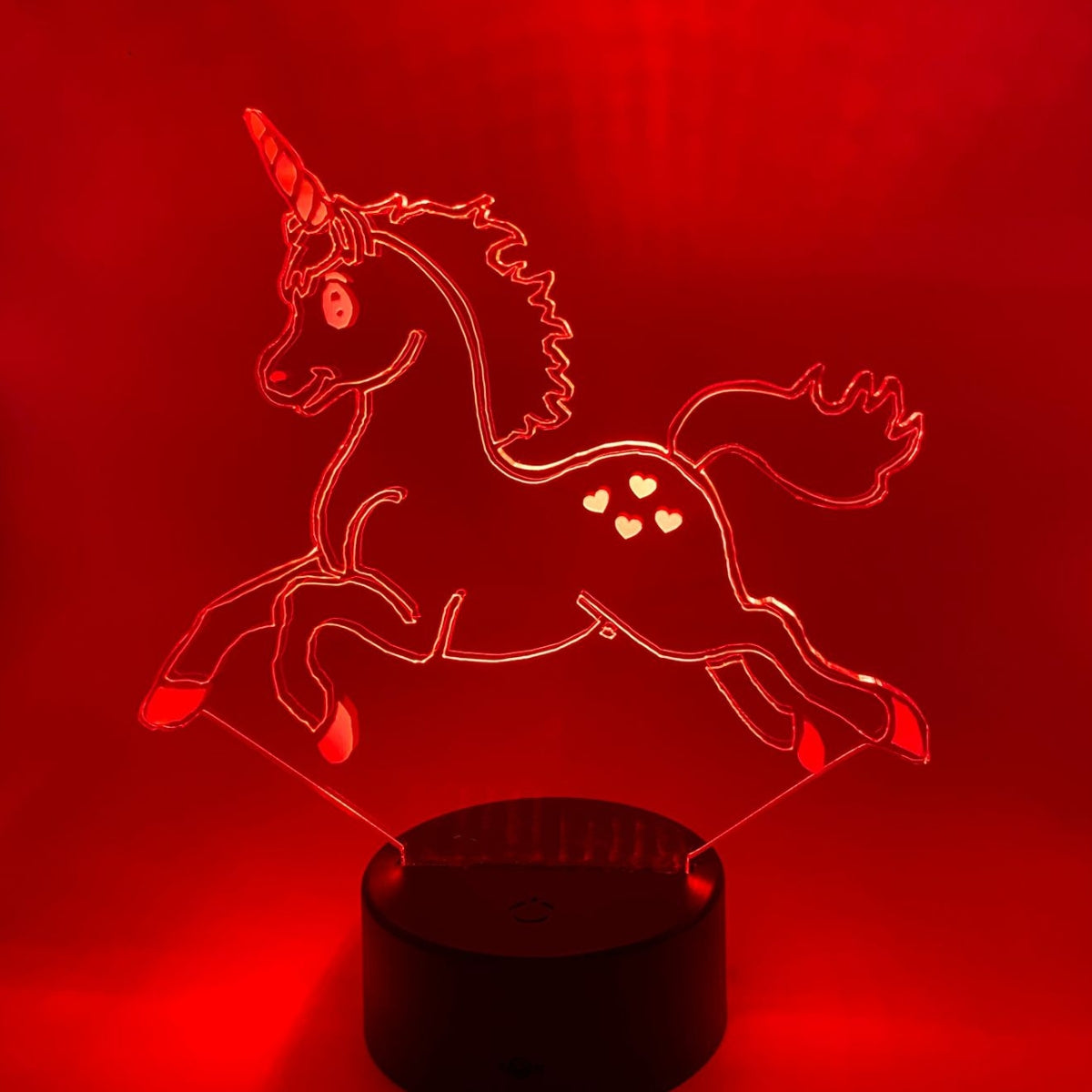 3D LED LAMP - EENHOORN 02