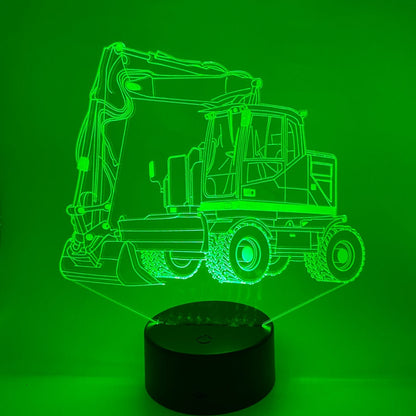 3D LED graafmachine lamp personaliseerbaar met naam – uniek cadeau voor verjaardag of speciale gelegenheid.