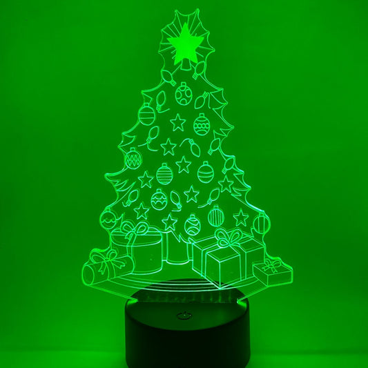 3D LED LAMP - Kerstboom 2