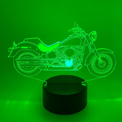 3D motorfiets lamp Motor1 – Origineel cadeau voor motorrijders en motorsportfans