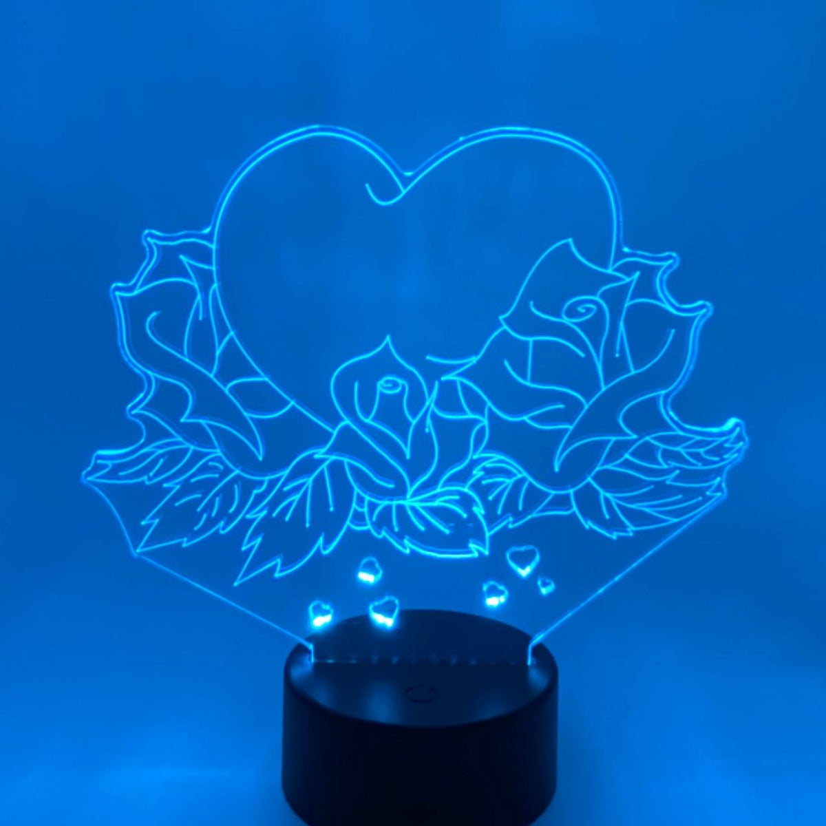 3D LED LAMP - ROOS MET HART 2