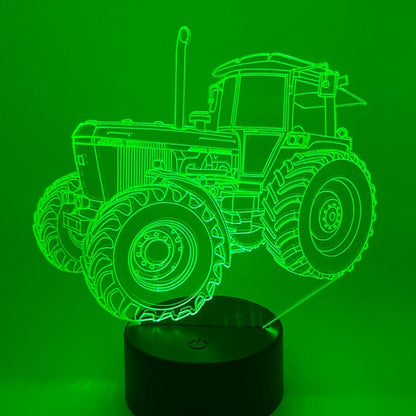 LED tractor lamp in lijntekening stijl
