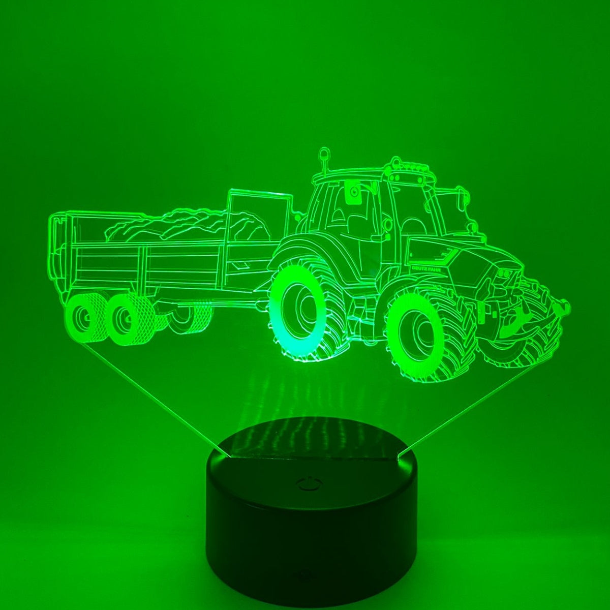 3D LED LAMP - TRACTOR  MET AANHANGER 3