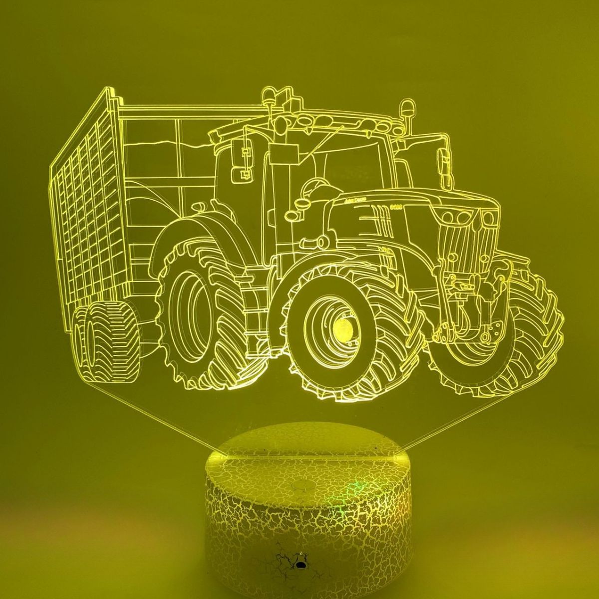 3D LED LAMP - TRACTOR MET AANHANGER 4